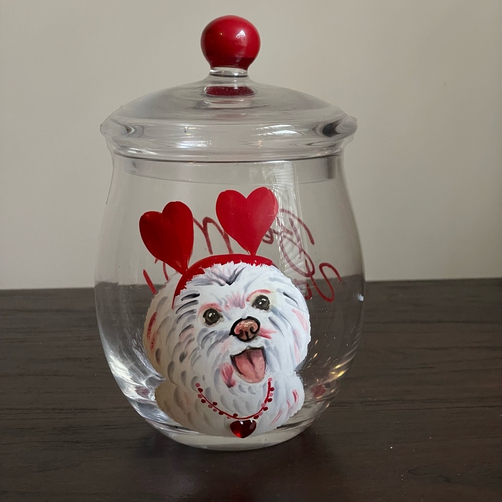Pier 1 Valentine’s Day Puppy Candy Jar